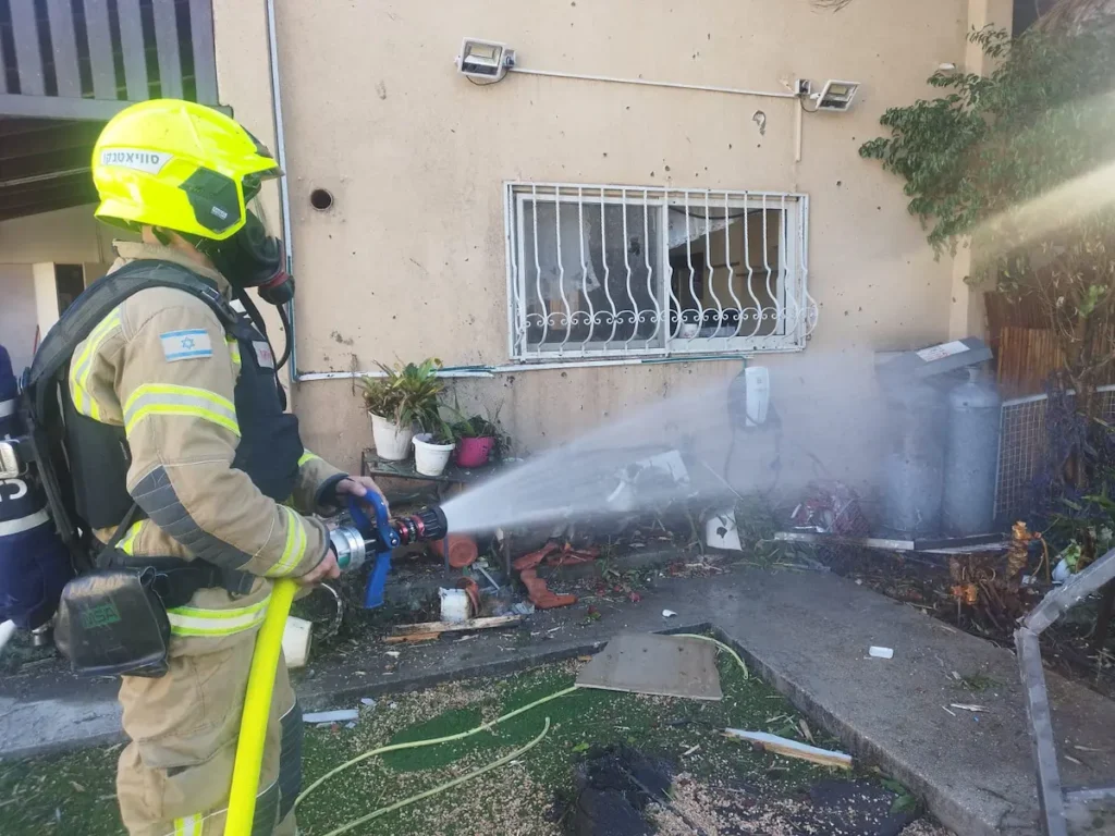 שריפה בצפון. צילום: כבאות והצלה