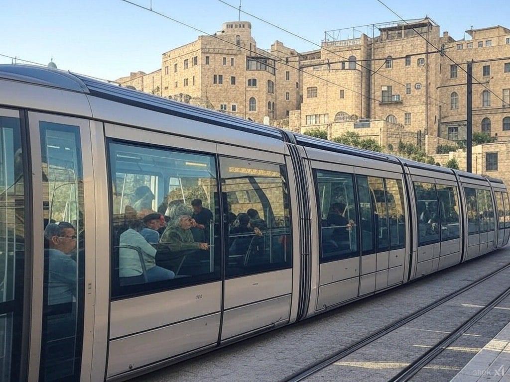 הרכבת הקלה. צילום: grok