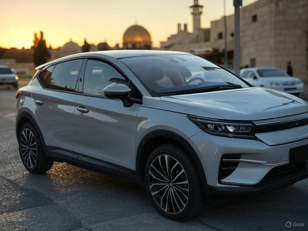 רכב חשמלי. צילום: grok