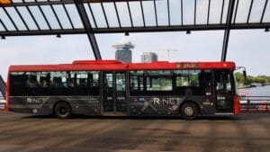 אוטובוס של חברת הבת ההולנדית של אגד (EBS)(צילום: באדיבות אגד)