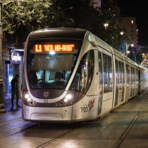 הרכבת הקלה בירושלים. צילום: כפיר