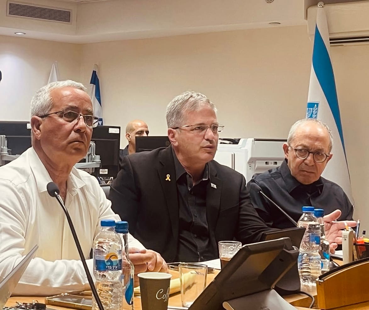 שר החינוך יואב קיש בחפ״ק משרד החינוך. צילום: משרד החינוך