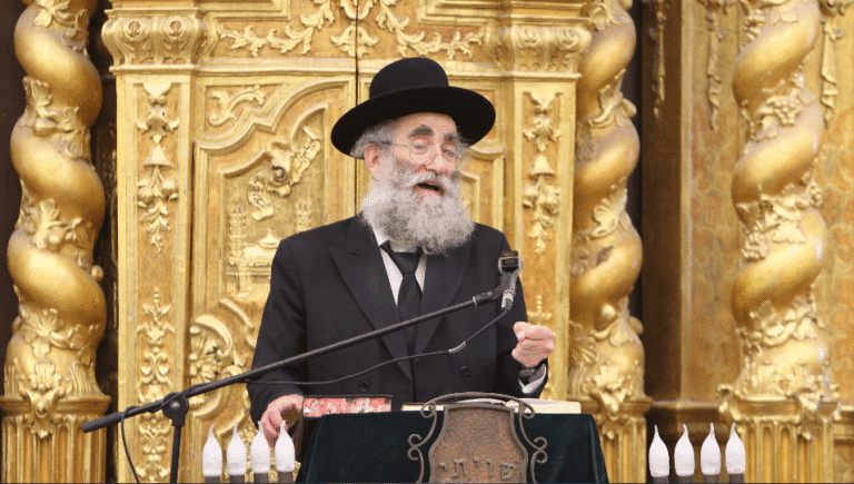 הרב שמואל מרקוביץ ראש ישיבת פוניבז'. צילום: מטעמים