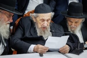 מוביל את מאבק חוק הגיוס.\, הרב דב לנדו. צילום: דניאל נפוסי