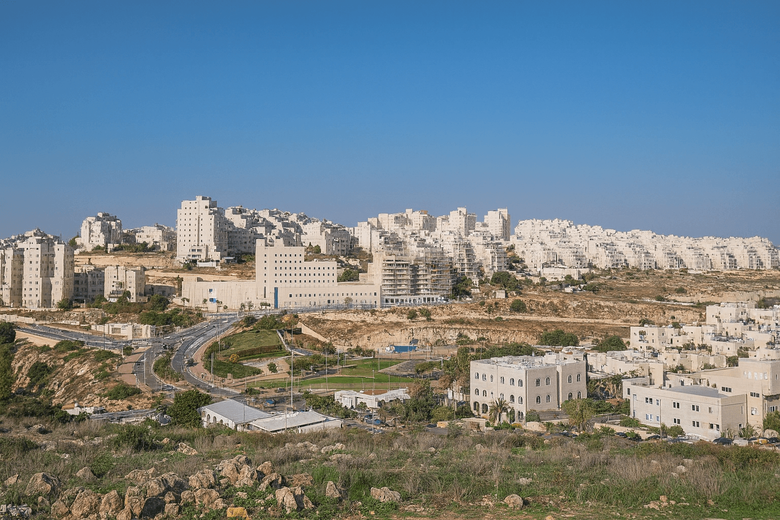 מודיעין עילית. הדמייה: שטריימל דוט קום