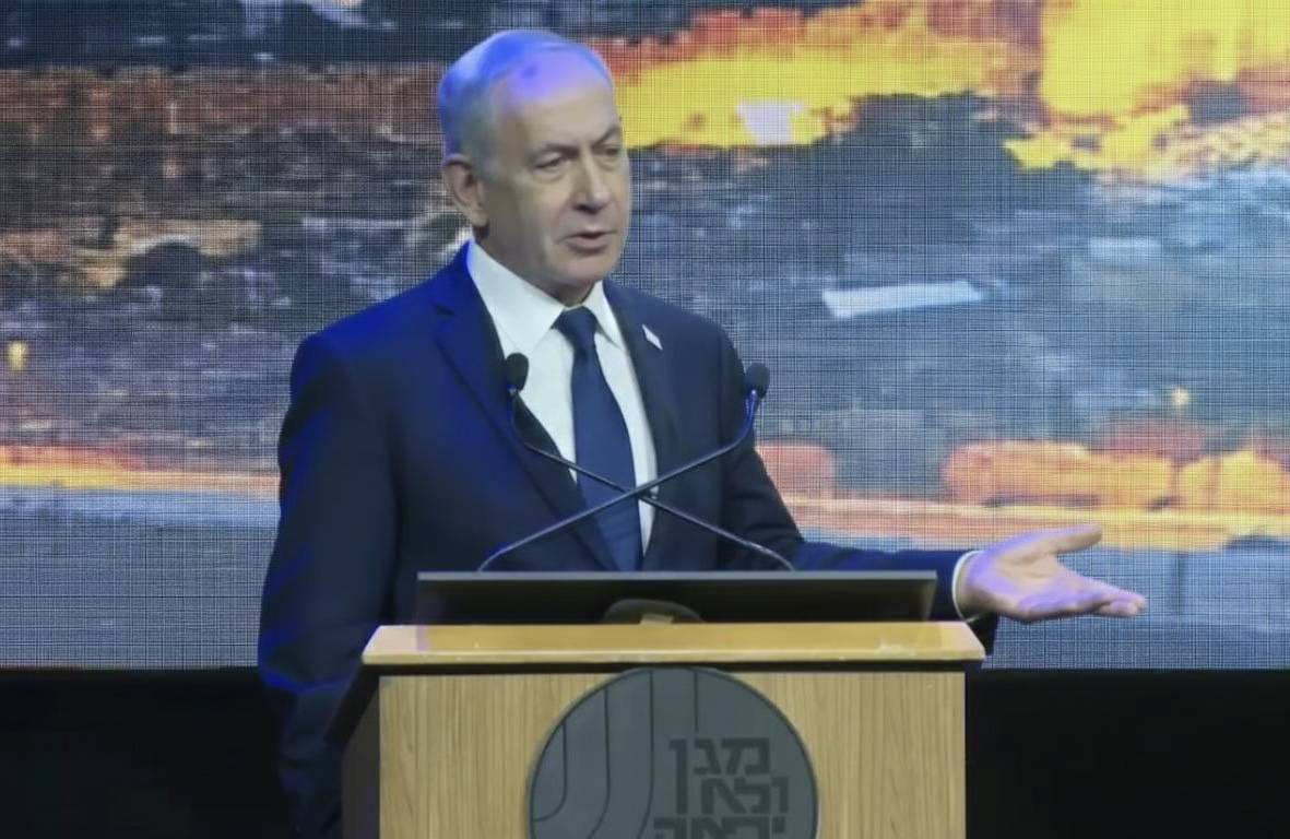 בנימין נתניהו בכנס מנהלי השב״כ. צילום: לע״מ