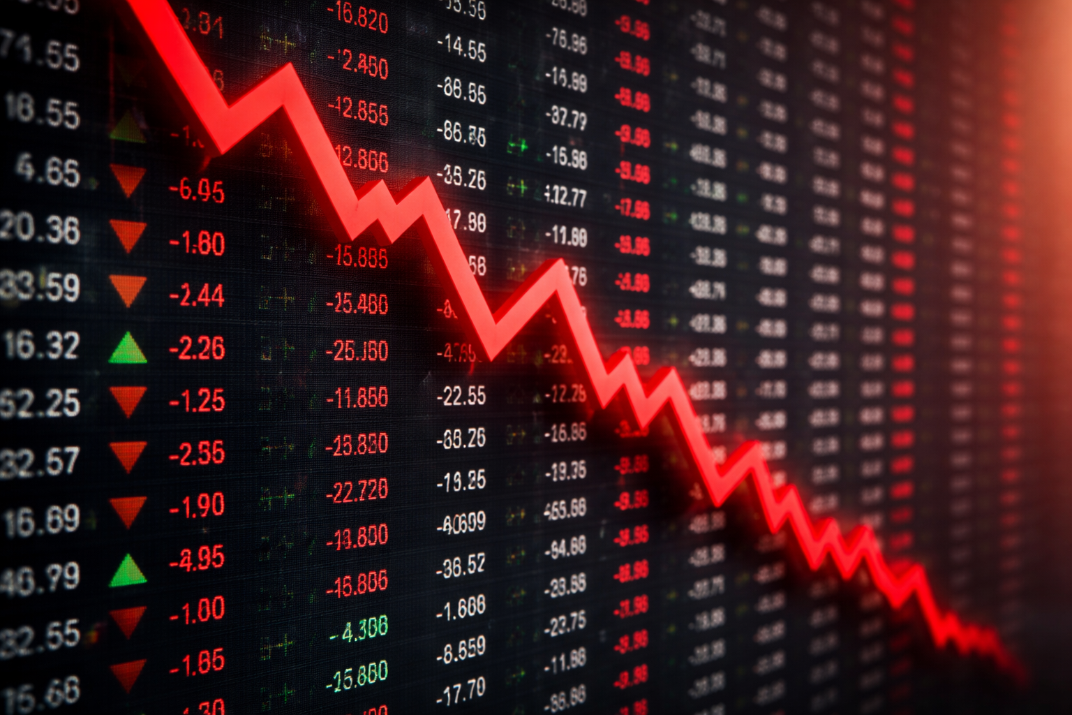 ירידות בבורסה בעקבות המלחמה