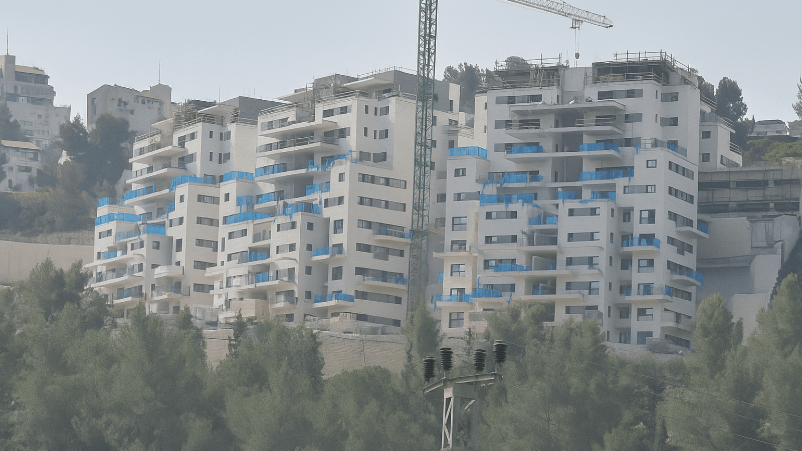 אתר בנייה בישראל. צילום: ChatGPT