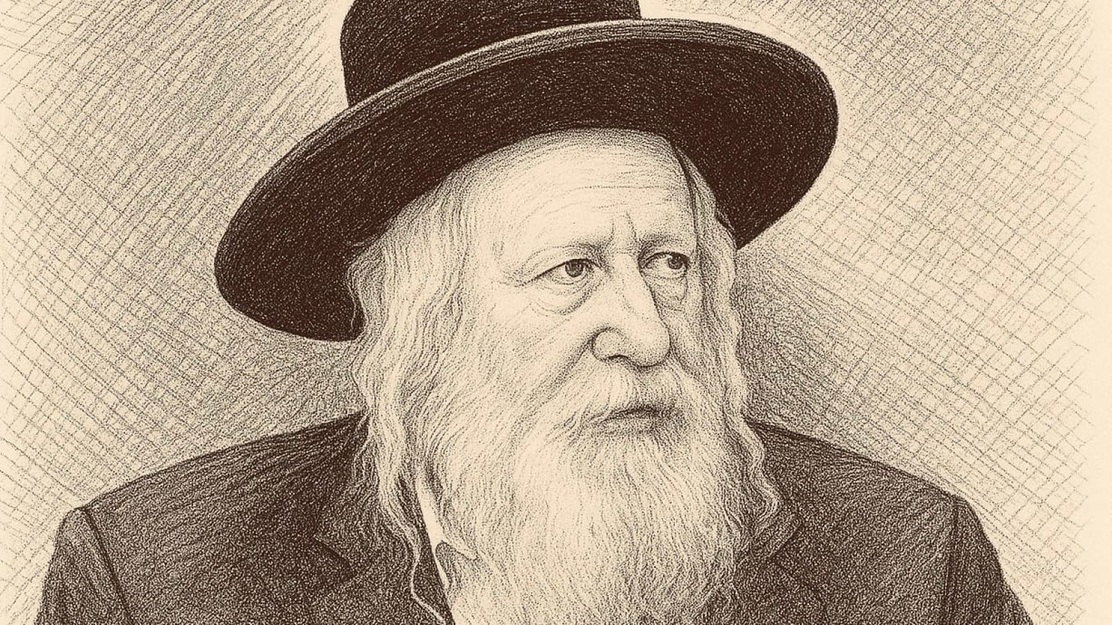 מרן האדמו״ר מגור. איור: ChatGPT