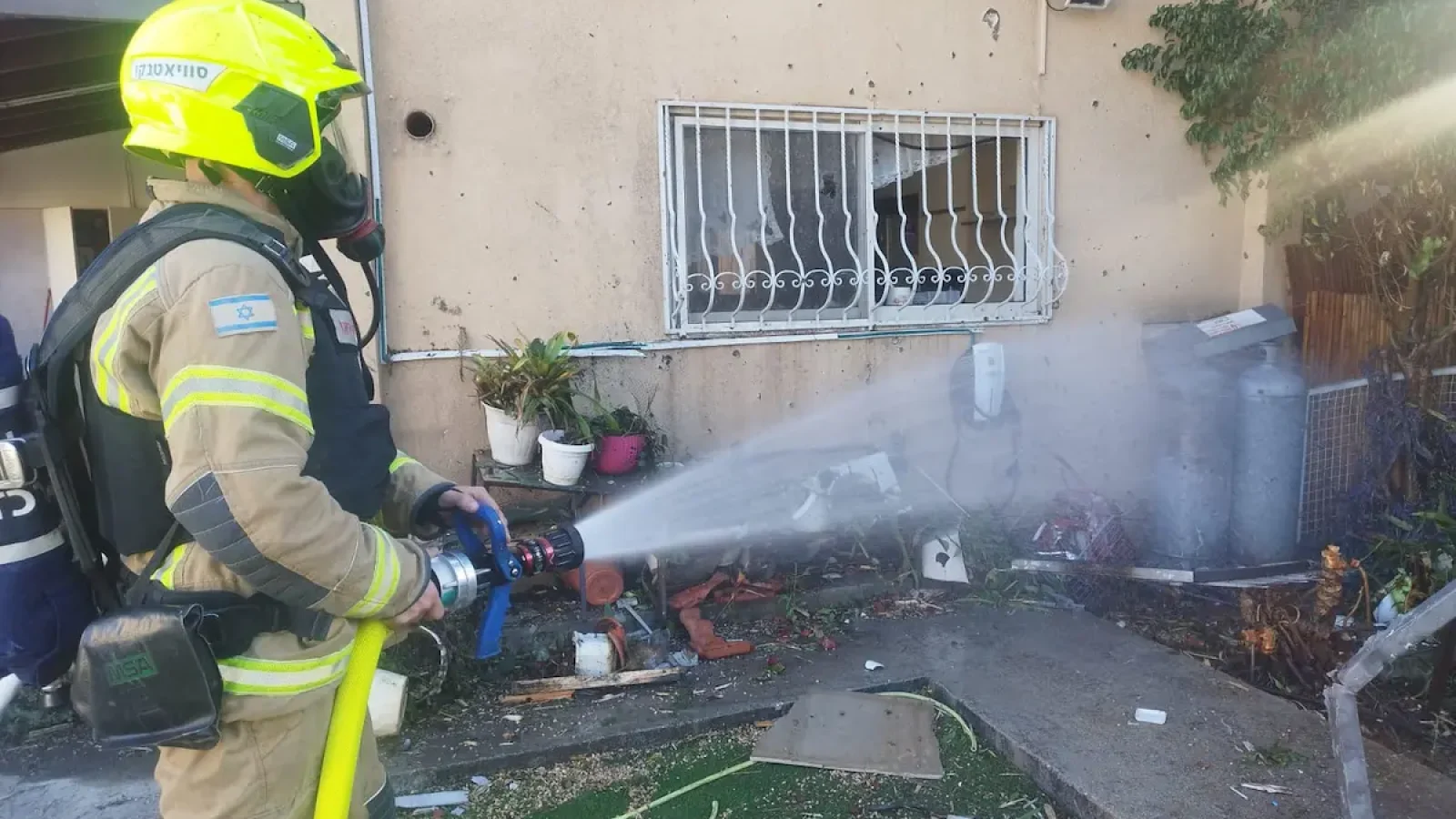שריפה בצפון. צילום: כבאות והצלה