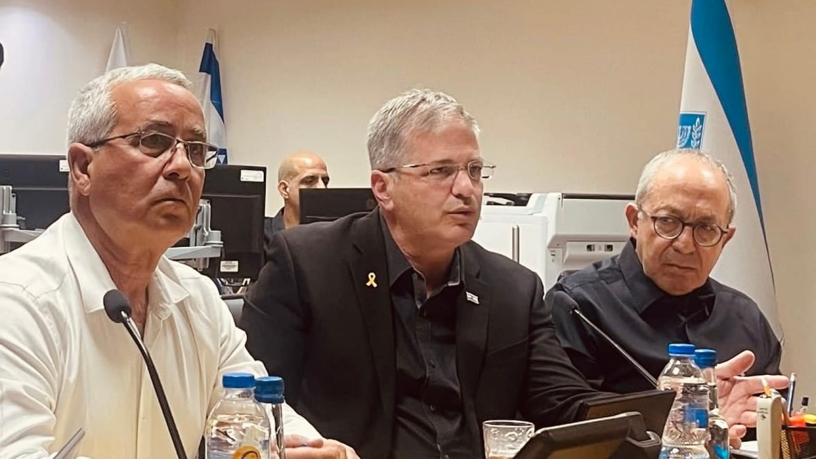 שר החינוך יואב קיש בחפ״ק משרד החינוך. צילום: משרד החינוך